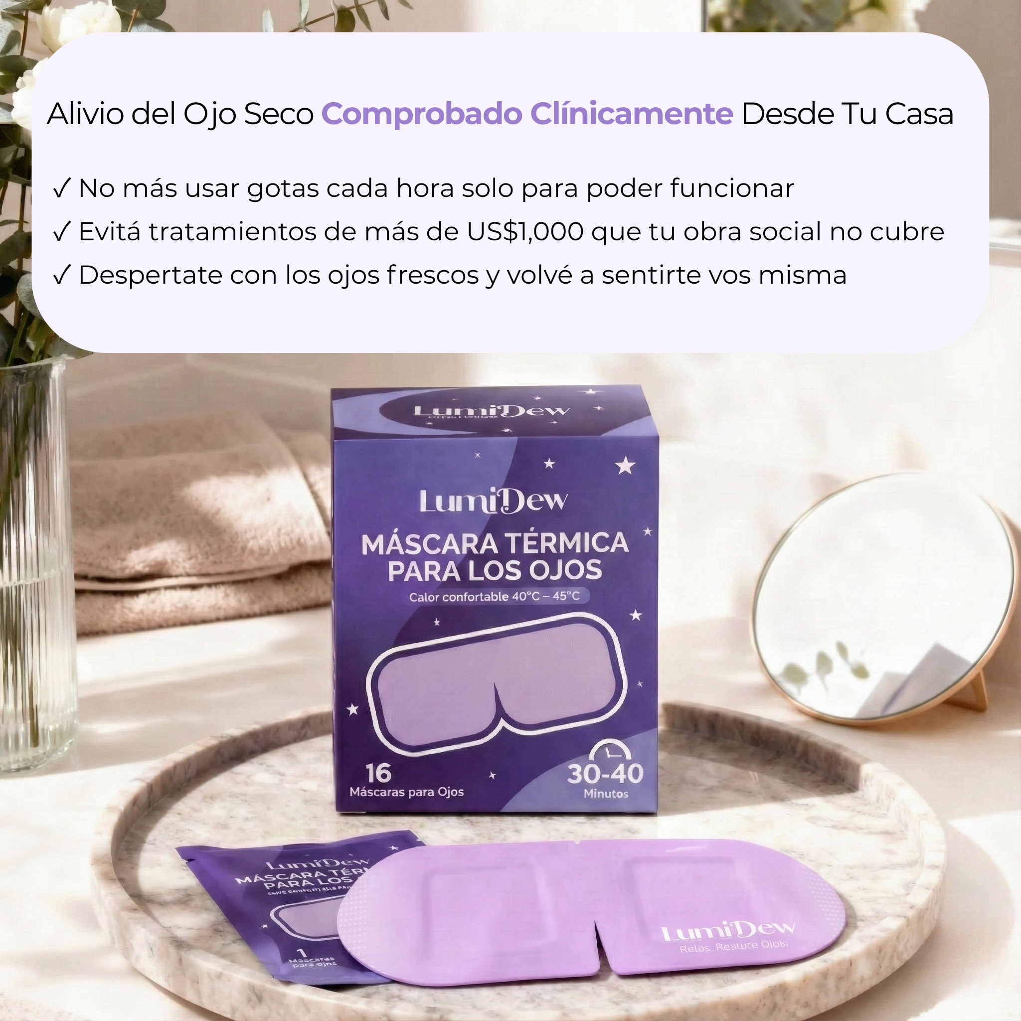 LumiDew™ Máscara Térmica