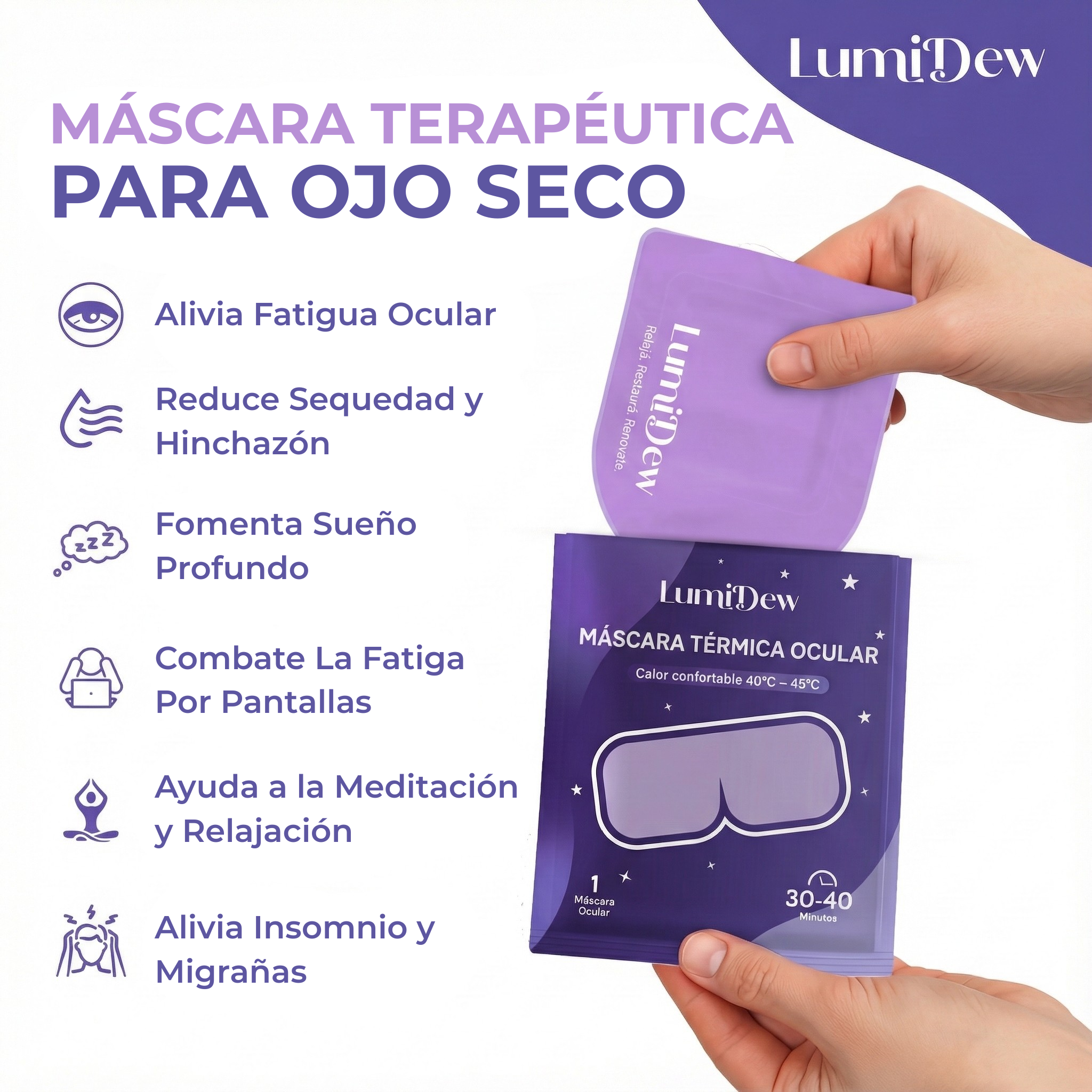 LumiDew™ Máscara Térmica